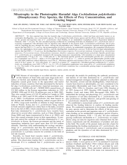 Mixotrophy in the Phototrophic Harmful Alga Cochlodinium