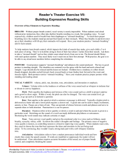 Building Expressive Reading Skills
