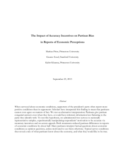 The Impact of Accuracy Incentives on Partisan Bias in Reports of