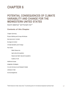 Midwest region (Chapter 6) from the Foundation document of