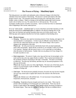 LHThe Process of Dying