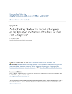 An Exploratory Study of the Impact of Language on the Transition