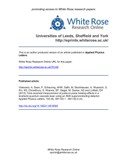 - White Rose Research Online