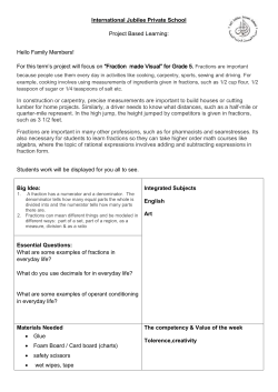 International Jubilee Private School Project Based Learning