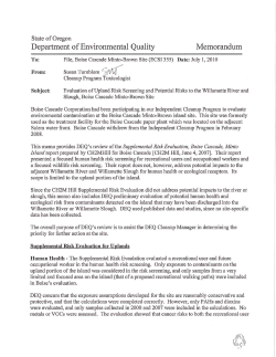 Minto Brown Risk Eval May 2008 Final