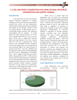 3.2 soil and water conservation including natural resources