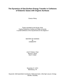 The Dynamics of Gas-Surface Energy Transfer in Collisions of