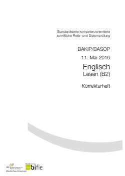 Englisch - und Diplompr&uuml;fung (SRDP)