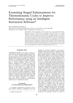 Examining Staged Enhancements for Thermodynamic Cycles