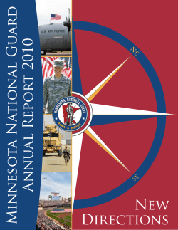 Annual Report 2010 - Minnesota National Guard