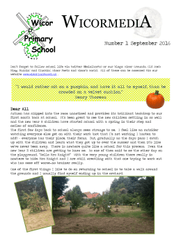 Dear Parents and Families