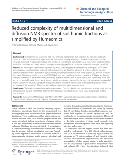 Reduced complexity of multidimensional and diffusion NMR spectra