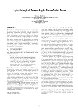 Hybrid-Logical Reasoning in False