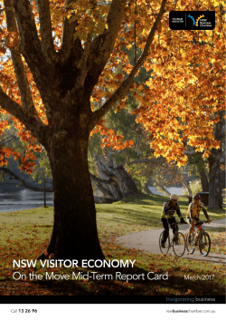 NSW VISITOR ECONOMY On the Move Mid
