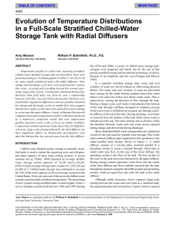 Evolution of Temperature Distributions in a Full