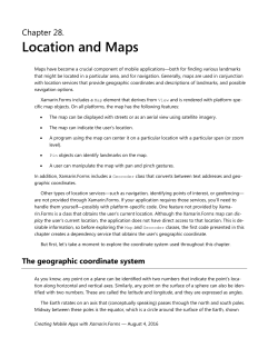 Location and Maps