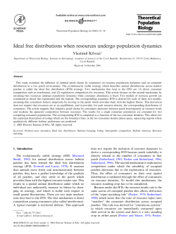 Ideal free distributions when resources undergo population dynamics