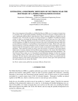 estimating anisotropic diffusion of neutrons near