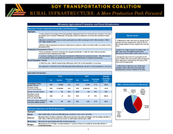 Minnesota Agricultural Production and Rural Infrastructure