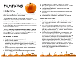 pumpkins - Concordia Charter School