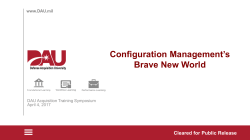 Configuration Management`s Brave New World