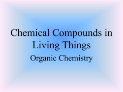 Chemical Compounds in Living Things