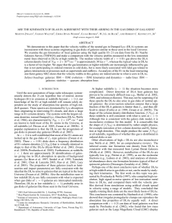 ARE THE KINEMATICS OF DLAS IN AGREEMENT WITH THEIR