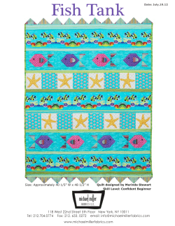 Fish Tank - Michael Miller Fabrics