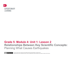 Grade 5: Module 4: Unit 1: Lesson 2 Relationships Between Key