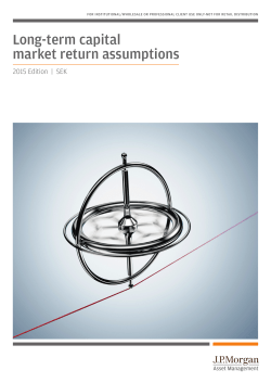 Long-term capital market return assumptions