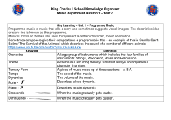 MusicKnowledgeorganiserYear7Programme Music