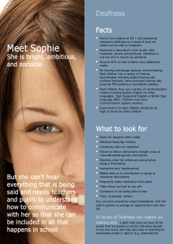 NQT deaf factsheet