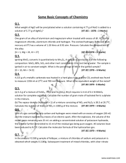 Some Basic Concepts of Chemistry