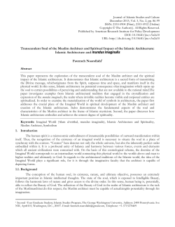 Full Text  - Journal of Islamic Studies and Culture