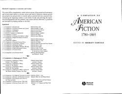 Literary Histories - Bucknell Digital Commons