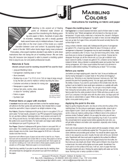 Marbling Colors - Jacquard Products