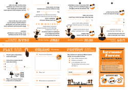 Awesome Forces student activity trail