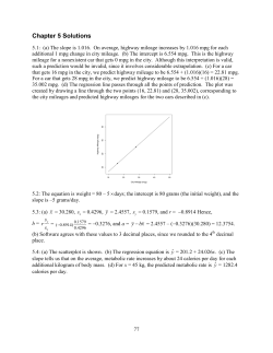 Chapter 5 Solutions
