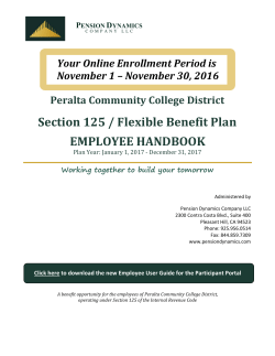 Handbook - Peralta Colleges