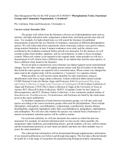 Data Management Plan received by BCO