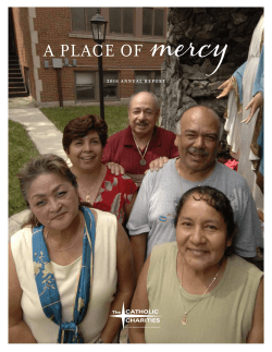 A PLACE OF mercy - Catholic Charities of the Archdiocese of Chicago