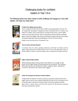 Challenging reads for Years 5 and 6
