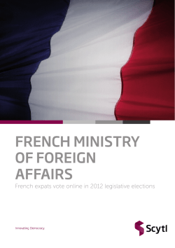 french ministry of foreign affairs