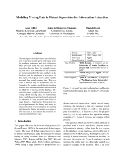 Modeling Missing Data in Distant Supervision for