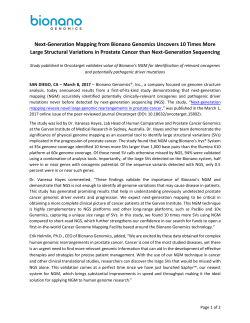 Next-Generation Mapping from Bionano Genomics Uncovers 10