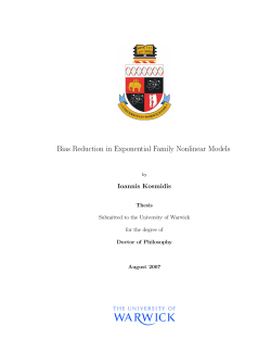 Bias reduction in exponential family non-linear models