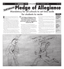 Pledge of Allegiance