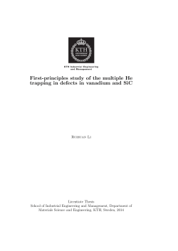 Licentiate Thesis