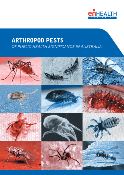 Arthropod Pests of Public Health Significance in Australia
