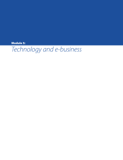 Technology and e-business